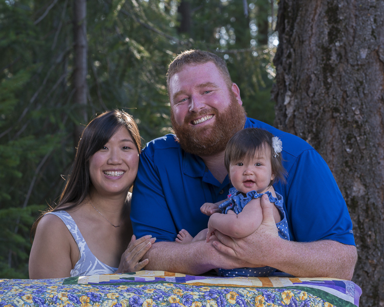 A and G Family Portrait w/ Flash